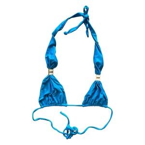 Vix Paula Hermanny Bia Blue Bikini Top S